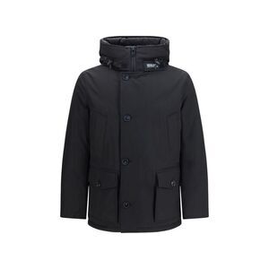 Woolrich Black Cotton Shell Men's Jacket